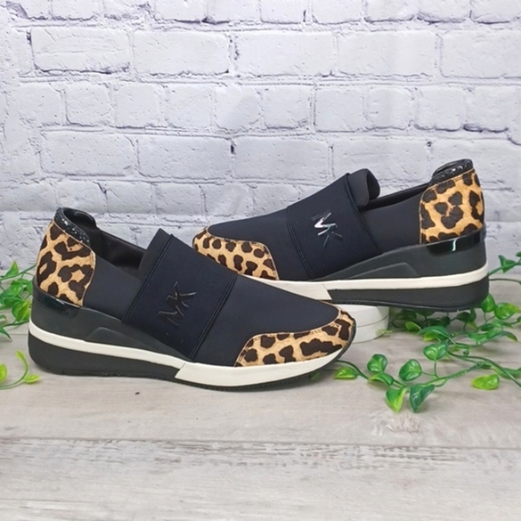 Michael Kors Shoes - Michael Kors Calf Hair & Neoprene Sneakers